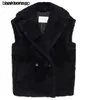 Alpaca Coat Maxmaras Wool Coat Samma material Max Perle Women's Walk Style Collar Fleece Vest 12760226600