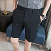 Men's Shorts 2023 British Style Summer Casual Shorts/Male Slim Fit Business Fashion Suit Plus Size 28-36