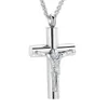 IJD11129 Collier pendentif cendres croix de Jésus en acier inoxydable bijoux de crémation collier d'urne souvenir funéraire pour cendres entières Pr263r