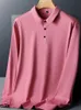 33mens plus taille 8xl 7xl 6xl Polo à manches longues Men Rose rouge rose bleu tee gris respirant