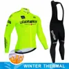 Cykeltröja sätter rundtur i Italien varm vinter termisk fleece män utomhus ridning mtb ropa ciclismo bib byxor set kläder 221125265w