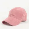 Ball Caps Male Female Neutral Four Seasons Solid Color Simplicity Baseball Adjustable Corduroy Outdoor Casual Hat