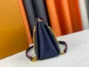 High quality women's designer shoulder bag embossed letter handbag leather shopping crossbody bag M43777 wallet