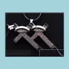 Ожерелья с подвесками, мужские ожерелья из нержавеющей стали, эффектное библейский крест, титановые мужские ожерелья для влюбленных, Прямая доставка, ювелирные ожерелья Dhhz1