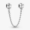 Nuovo arrivo 100% 925 sterling silver famiglia per sempre catena di sicurezza fascino adatto originale europeo braccialetto di fascino gioielli di moda Access3352