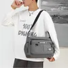 Evening Bags Brand Men Crossbody Bags Male Nylon Shoulder Bags Boy Messenger Bags Man Handbags for Travel Casual Large Satchel Grey 231204