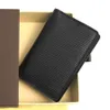 Ausgezeichnete Qualitätskarte Kartenhalter für Taschenkarten in Echtzeit echter Leder -Brieftaschen M60502 Herrenbeutel N63145 N63144 Geldbörse ID BIFOLD Wallet232B