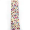 Cravates de cou Cravate de fleur de coton Mens Colourf Cravates florales Cravate étroite Paisley Slim Skinny Cravate Cravate épaisse T200805 Drop Delivery F Dhvpf