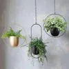 Metal Hanger Chain Hanging Basket Flower Pot Plant Holder Garden Balcony Drop 210712276l