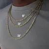 Ketten 2021 Mode Figaro Kette Halskette Männer Edelstahl Gold Farbe Lange Für Schmuck Geschenk Kragen Hombres2835