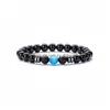 Perlé 8mm noir mat perle bracelet hématite opale tigres oeil pierre élasticité pour femmes hommes bijoux livraison directe bracelets Dh5Kb