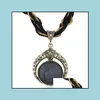 Pendentif Colliers Collier bohème fait à la main rétro disque charmant perles de riz livraison directe bijoux pendentifs Dhzhs