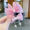 Hair Accessories Fairy Sweet Cute Lace Ear Headdress Bow Tie Girl Clip Accessory Korean Style Hairpin Children Barrettes