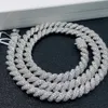 Geslaagd Test 8mm 18-24 inch 925 Sterling Zilver VVS Moissanite Twisted Collier Voor Mannen Vrouwen leuk Cadeau