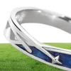 2 pcs gravi blu marino meteorico amante della stella coppia anelli abbinati set di moon star band per lui e il suo X071512077274566