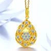 Pendants Fashion Vietnam Sand Sand Gol Pendant en laiton 24K Imitation Collier Collier incrusté avec des cadeaux en forme de goutte pendant longtemps