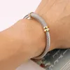 Bracelet réglable en acier inoxydable pour femmes, bijoux colorés en zircone cubique, accessoires de bal, cadeau 231205