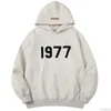 8 Farben Hoodies Top Qualität Fog Essentials 1977 Hoodie Herren Sweatshirt Damen Pullover Hip Hop Trainingsanzug Übergroßer Pullover Warm Hoody Highend Damen S-XL 6HE3 6HE3