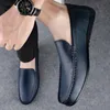 GAI Abito Mocassini in Vera Pelle Design Mocassino Moda Slip on Morbido Piatto Casual Uomo Adulto Maschio Calzature Scarpe da Barca Fatte a Mano 231204