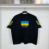 Man High Street T Shirt Bawełniany krótko-rękawski moda i kobiety Krótka koszulka Para Modele Mężczyźni i kobiety Cotton Crewneck Print z krótkim rękawem I9S73