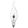 Puxar cauda arte decoração luz edison e14 lâmpada 3w 220v retro vela chama lâmpada incandescente quente luz amarela vintage h09173139