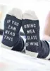 Men's Socks Socks Hosiery If You Can Resd Thisy Soles English Letters Men's and Women's Cotton Socks Chinese Characters Fgis