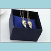 Pendant Necklaces Pendant Necklace Women Men Best Friend Heart Sier Gold 2 Pendants Bff Friendship Chain Necklaces Drop Delivery Jewel Dhovo