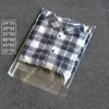 Outra organização de limpeza 005mm OPP saco plástico autoadesivo embalagem de roupas selável transparente celofane pacote fino camisa fábrica atacado 231204