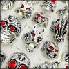 Bandringar mode nyaste 30 st/lot gothic punk drake tuff kille vintage mix stilar mens kvinnor smycken presentsize18mm-2m drop deli dhehi