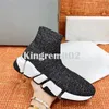 Socks Casual Shoes Designer Sneakers Men Woman Shiny Knit Speed ​​2.0 1.0 Trainer Runner Sneaker Sock Shoes Master präglade kvinnliga sneakers hastigheter stövlar Paris