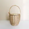 Akşam çantaları kadın plaj çanta sepet saman el çanta kapağı moda yaz hasır küçük retro rattan tote seyahat debriyajı el yapımı