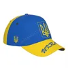 Bollkåpor unisex flagga ukraina coola ukrainare vuxna baseball cap patriotisk hatt för baseball fotboll fans män kvinnor 231204