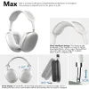 Écouteurs de téléphones portables Écouteurs sans fil Bluetooth Bluetooth Hifi HiFi Super Bass Headset Hd Mic Air50 Max Air3 Air4 Max Air Pro 3 221022