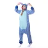 Pijama unissex-adulto Onesie Stitch Animal Pijamas para fantasias de festa de Halloween239F