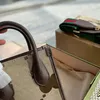 Mini sac fourre-tout Designer Italy Jumbo Garniture en cuir marron Toile camel et ébène Livré avec bandoulière253L