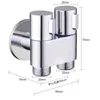 Angle s G12 Zinc Alloy Threeway Filling Wall Mount One Into Two Out Water Cleaning Sprayer for Bathroom Toilet Accessories 231205