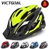 Casques de cyclisme Victgoal casque de vélo hommes ultralégers feu arrière LED vtt vélo de route moto Scooter électrique sécurité 231204