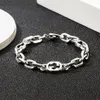 Bracciale europeo popolare in argento sterling 925 per uomo e donna, braccialetto303r