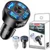 Snabb snabbavgift 4USB -portar QC3.0 7A 35W Car Charger Auto Power Adapter för iPhone 15 7 8 11 12 13 14 Samsung S23 S24 LG B1 med detaljhandeln