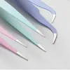 Rietjes 1/2/5 STKS Roestvrij staal Gebogen Recht Kleurrijk Pincet Nail Art Strass Nipper Picking Tool Pailletten Kralen Sticker DIY