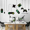 Spelhandtag klistermärke Hemdekalsaffischer PVC Mural Video Game Sticker Gamer Room Decor JS22248s