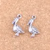 100 stks Antiek Zilver Brons Plated pelikaan zeevogel Charms Hanger DIY Ketting Armband Bangle Bevindingen 18 9mm281w