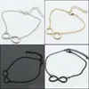 Bracelets de charme Bracelets Bracelets Bijoux Mode Bijoux de mariage Accessoires Infinity Drop Livraison Bijoux Bracelets Dhhgz