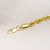 10mm Thick 76cm Long Rope ed Chain 24K Gold Plated Hip hop ed Heavy Necklace For mens5688781