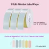 The Lable Paper Original Niimbot D110 Bubble A B C Carta per etichette termiche Impermeabile 14X40 Adesivo per stampante Niimbot D11 D110 D101 Etiqueta Papel 231205