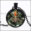 Pendant Necklaces Fashion Necklace Badge Time Gem Glass Generous Simple Jewelry Cute Holiday Gift Drop Delivery Pendants Dhv8H