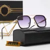 2023 Fashion Vintage Classic Square Pilot Style Sunglasses for Men High Quality Brand Design Sun Glasses with Case 3492 Designer Dita 0V81