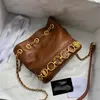 23B Bucket Bag Mini Designer Women Shoulder Bag 18C Sheepskin Diamond Gold Hardware Metaal Clasp Luxe handtas Badge ketting Matelasse Chain Crossbody Bag make -uptassen