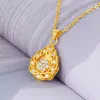 Pendants Fashion Vietnam Sand Sand Gol Pendant en laiton 24K Imitation Collier Collier incrusté avec des cadeaux en forme de goutte pendant longtemps