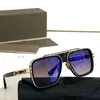Männer Frauen Designer-Sonnenbrille Dita Grand Lxn Evo 403 Metall Minimalist Retro H-Kollektion Sonnenbrille Neues Design Mauerwerk Schnittkante CGV6